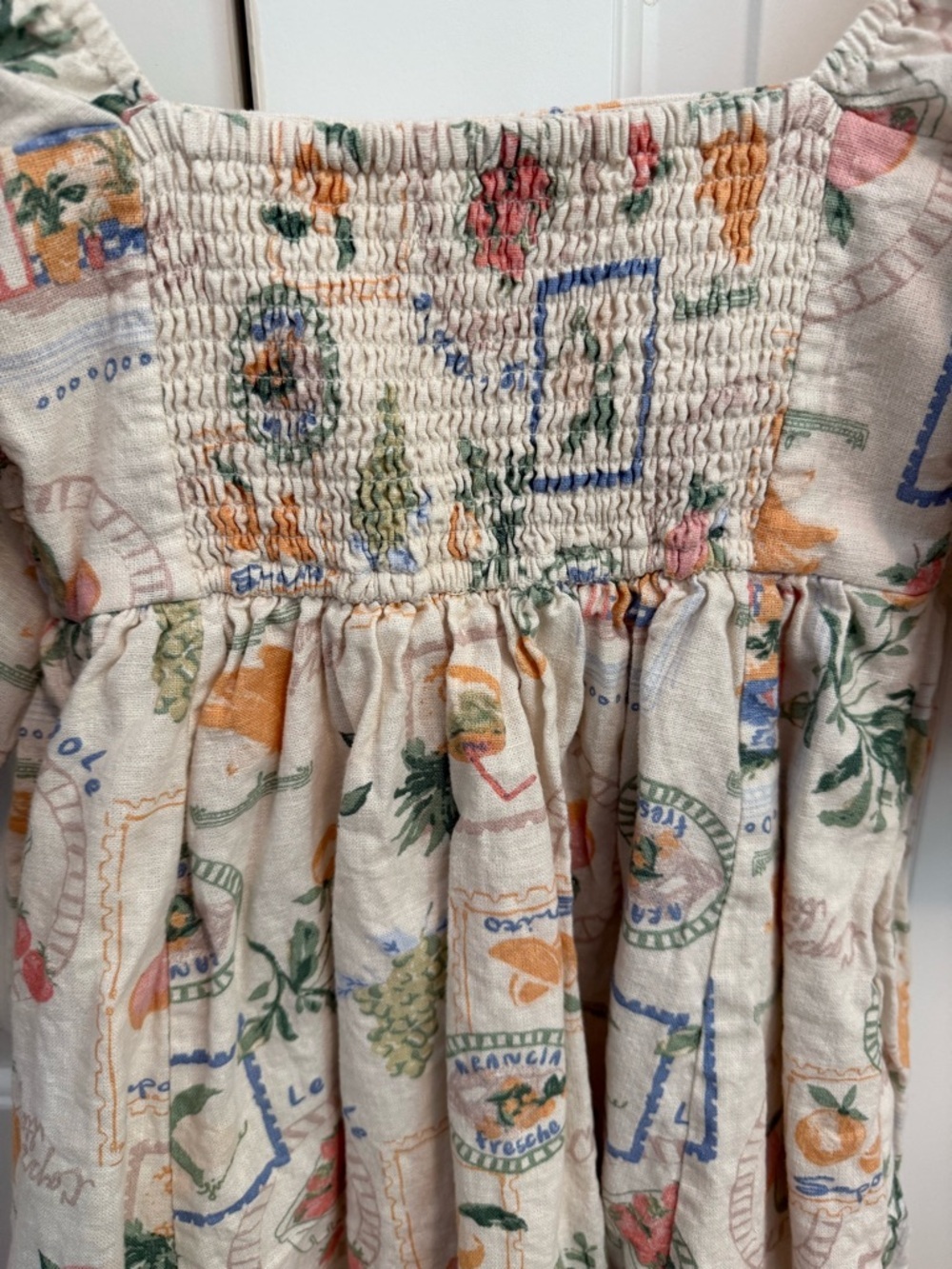 Abercrombie & Fitch Emerson Mini Dress Italia Print Size XS - Picture 5 of 11